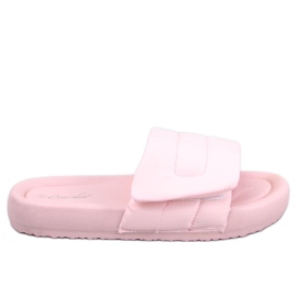 PA1 Cueto Pink nylon slippers