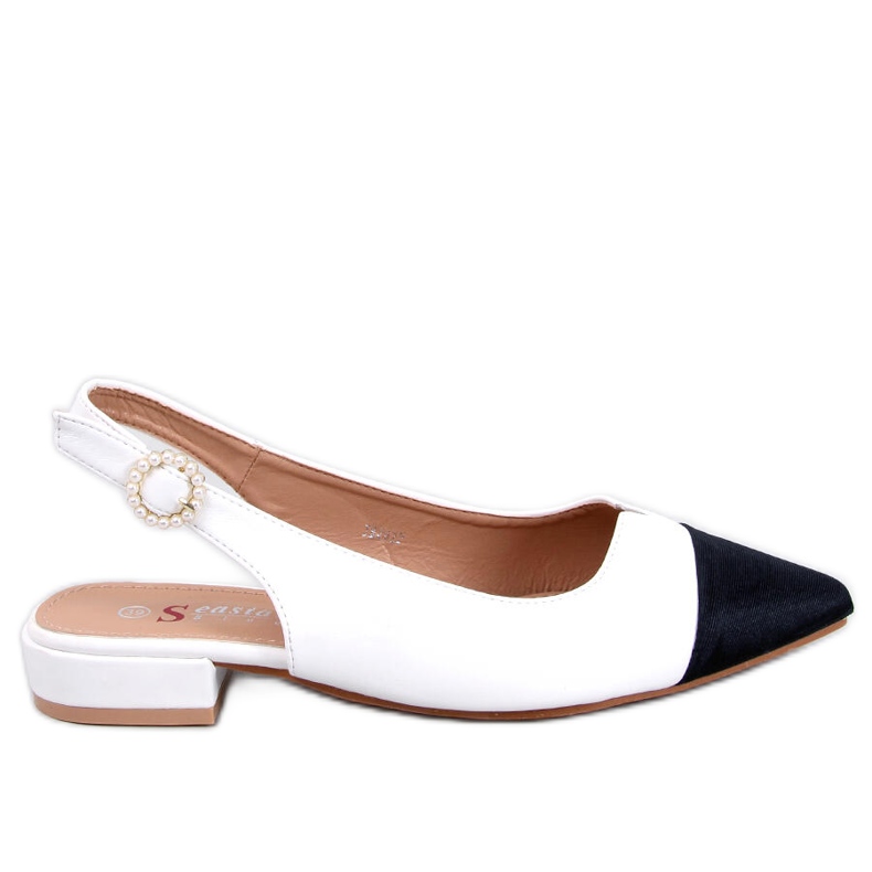 Seastar Sandals with an open heel from Sanaz White