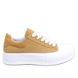 Takao Ginger chunky sole sneakers yellow