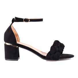 Black women's sandals from Shelovet