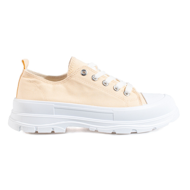 Women's platform sneakers Shelovet beige Women's platform sneakers Shelovet beige