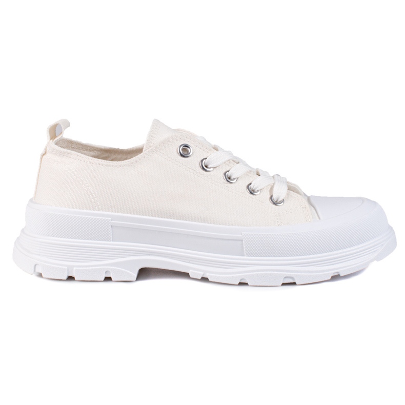 PA1 Women's platform sneakers Shelovet white