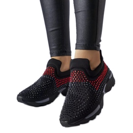PA1 Black sneakers decorated with Berger rhinestones PA1 Black sneakers decorated with Berger rhinestones