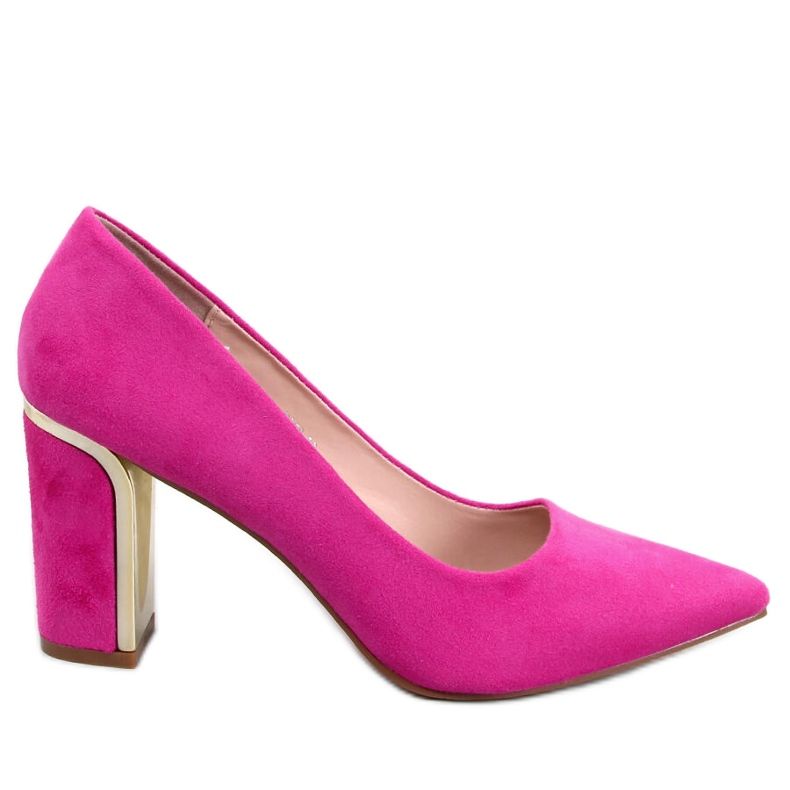 PA1 Pumps on the block Lucrezia Fuchsia pink