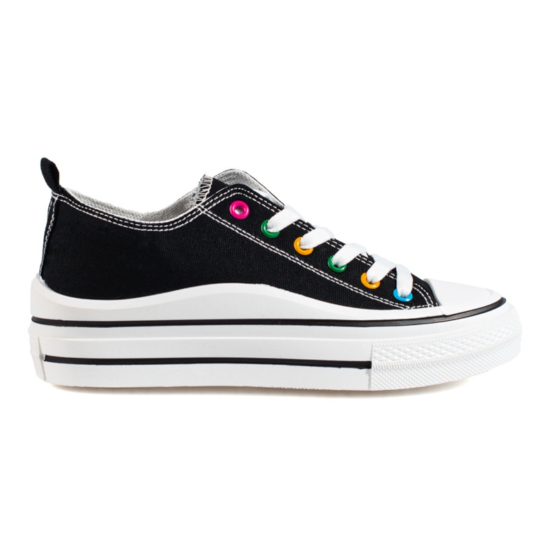 Women's platform sneakers Shelovet black