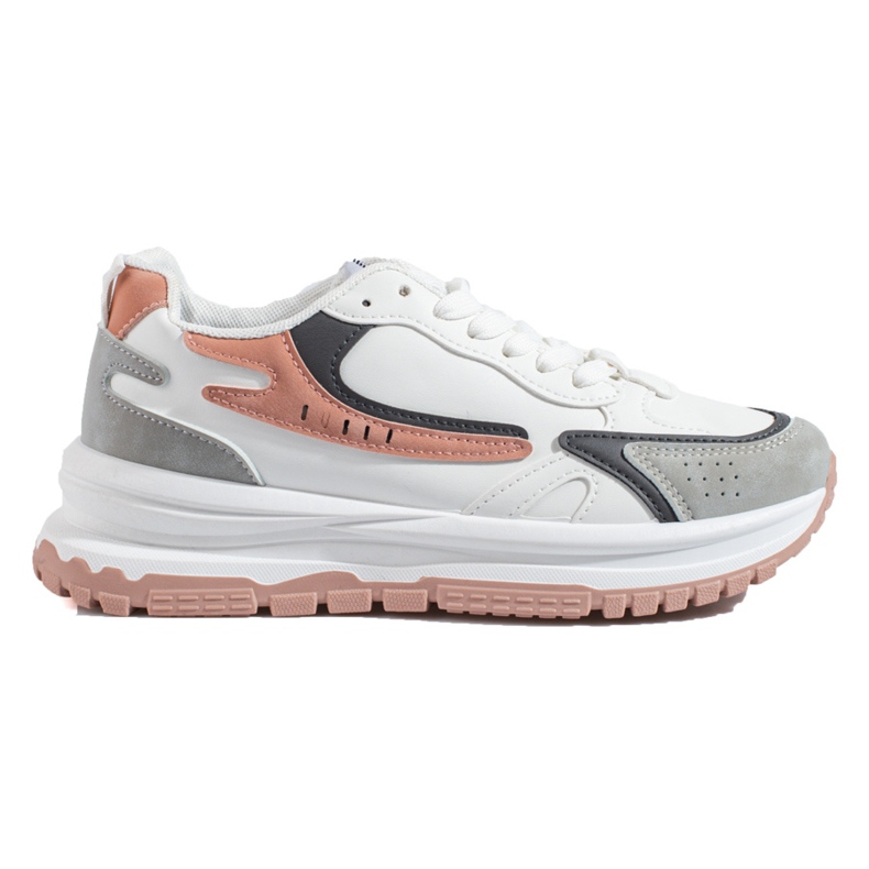 Women's sneakers on a thick sole Shelovet white Women's sneakers on a thick sole Shelovet white