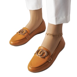 Eleena women's brown loafers