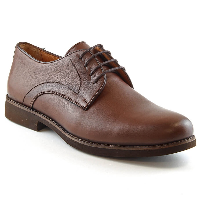 Men's brown leather lace-up shoes T.Sokolski W21-903