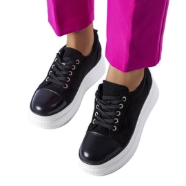 Black Pascaline platform sneakers