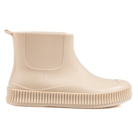 Women's Shelovet cream wellingtons beige Women's Shelovet cream wellingtons beige