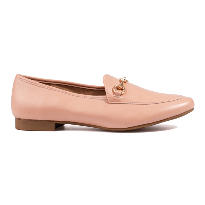 VINCEZA women's pink loafers