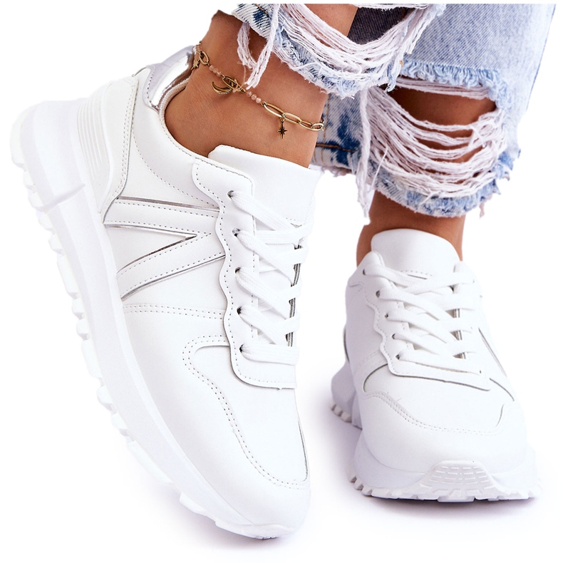 Women's Low Top Sports Shoes White Elliot Women's Low Top Sports Shoes White Elliot