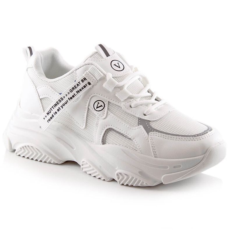 Women's sports shoes sneakers white Vinceza 13584