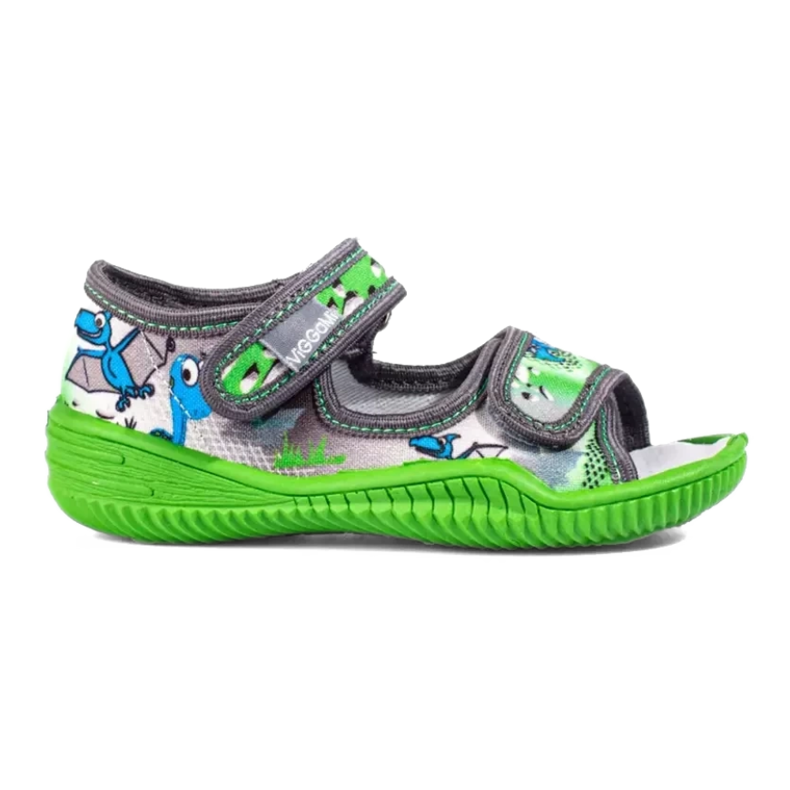 Viggami slippers for boys green