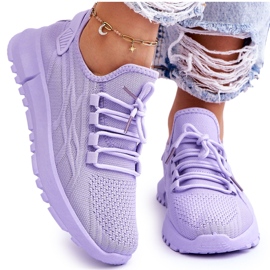 FB2 Women's Slip-On Sneakers Purple Rosett violet