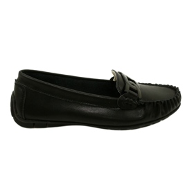 Women's Leather Loafers Filippo DP4547 Black