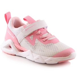 Atletico Girls' sports shoes with velcro white and pink AbcKids B022302001