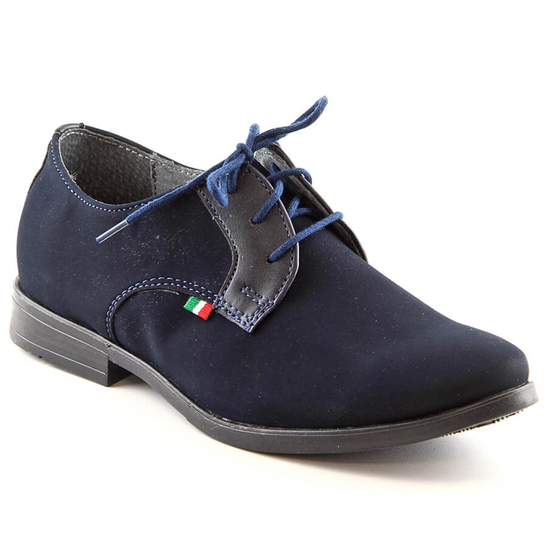 Navy blue Kornecki 6120 boys formal shoes Navy blue Kornecki 6120 boys formal shoes