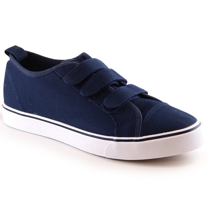 Atletico 19759 navy blue velcro sneakers