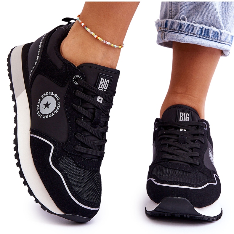 Women's Sneakers Memory Foam System Big Star LL274541 Black