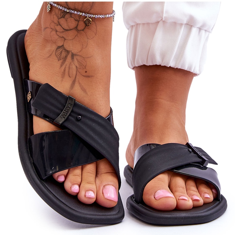 Fragrant Vegan Slippers ZAXY JJ285217 Black