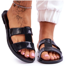 Fashionable ZAXY Vegan Slippers JJ285263 Black Fashionable ZAXY Vegan Slippers JJ285263 Black