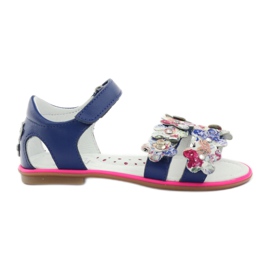 Gladiator sandals Bartek 19168 navy blue multicolored pink multicolored Gladiator sandals Bartek 19168 navy blue multicolored pink multicolored