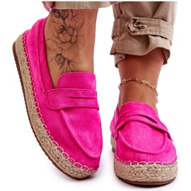 FI1 Women's Suede Espadrilles Fuchsia Keyla pink FI1 Women's Suede Espadrilles Fuchsia Keyla pink