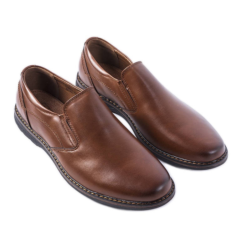 Men's brown Querry slip-on shoes