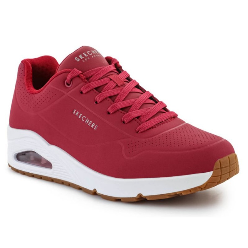 Shoes Skechers Uno Stand On Air M 52458-DKRD red