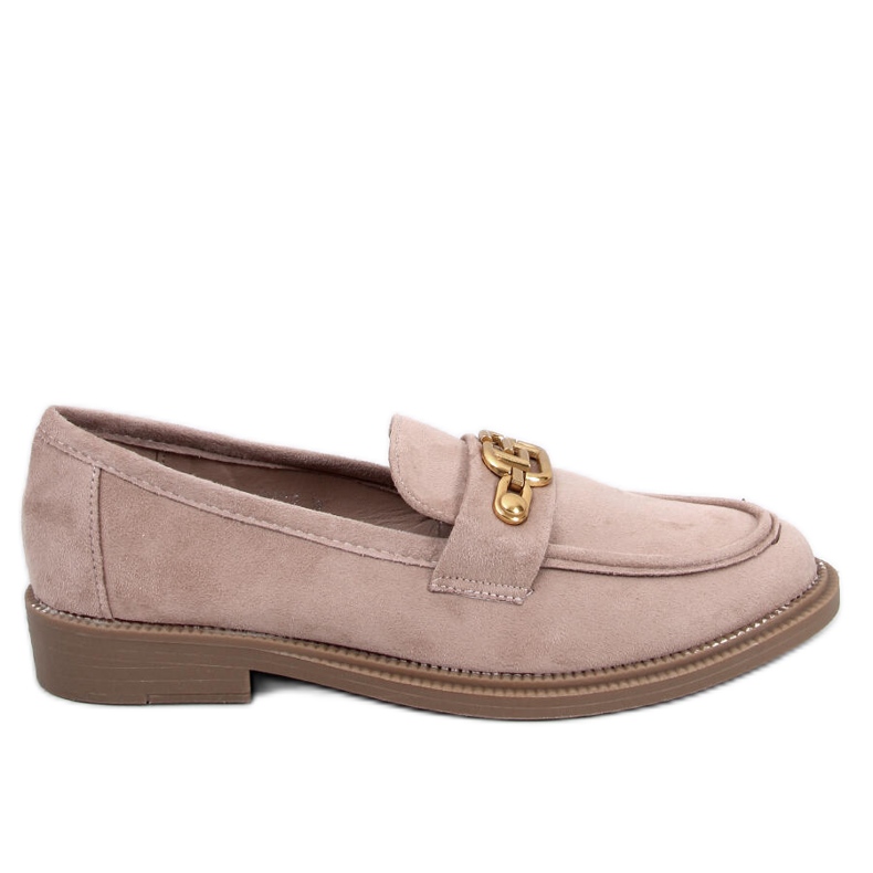 BM Berian Khaki suede loafers beige