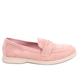 Blum Pink suede loafers