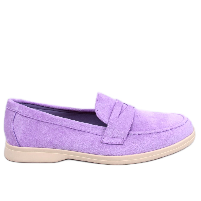 BM Blum Purple suede loafers violet BM Blum Purple suede loafers violet