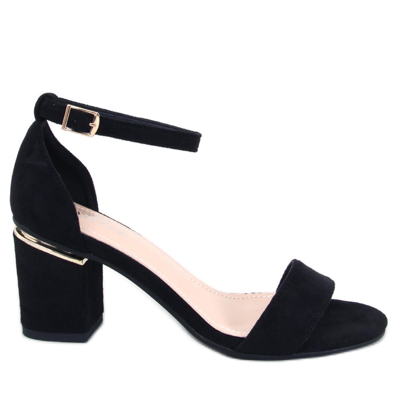 Dicarlo Black suede heeled sandals Dicarlo Black suede heeled sandals