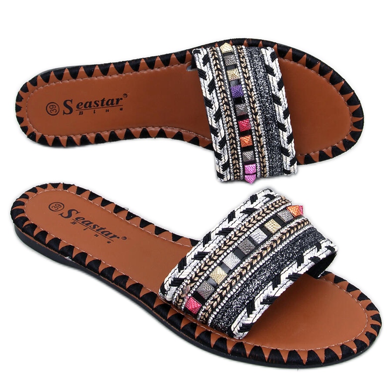 Morocco Black Marrakesh slippers