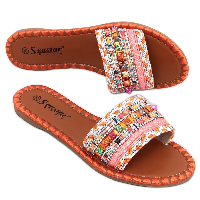 Morocco Orange Marrakech Slippers