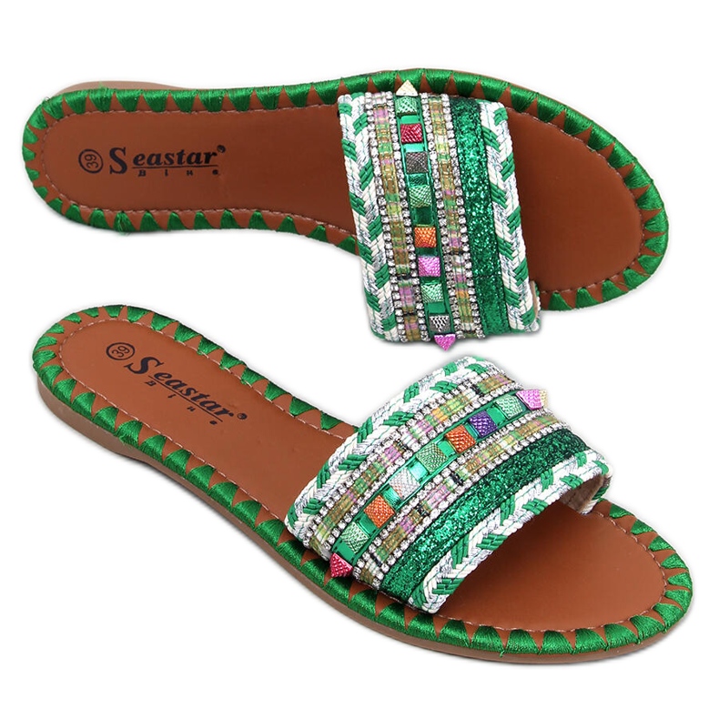 Morocco Green Marrakech slippers