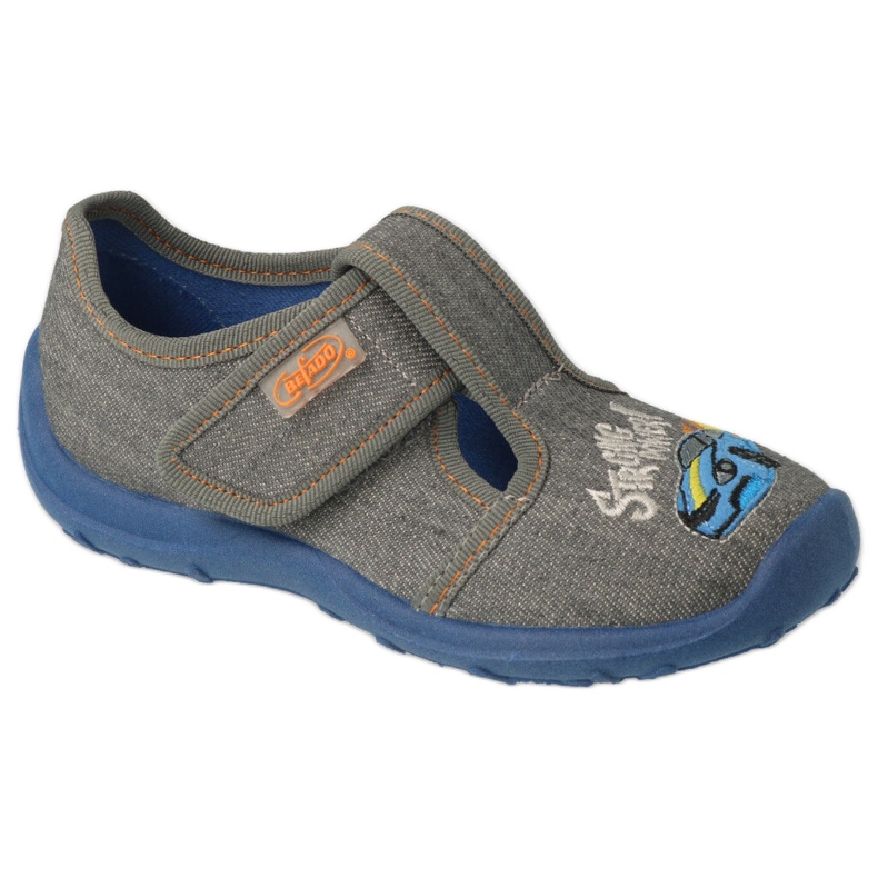 Befado children's shoes 010X024 blue grey