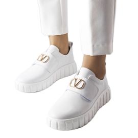 Vinceza white velcro sneakers Vinceza white velcro sneakers