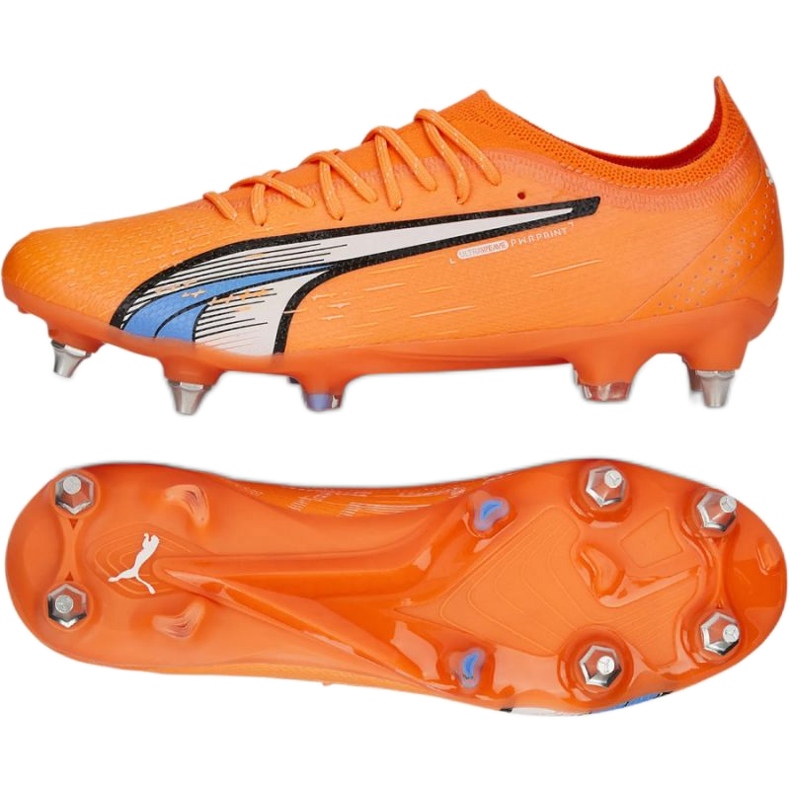 Puma Ultra Ultimate MxSG M 107212 01 shoes orange oranges and reds
