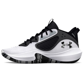 Under Armour Under Armor Gs Lockdown 6 Jr. 3025617 101 basketball shoes white white