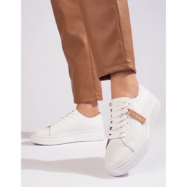 Vinceza Classic white trainers from Vincez