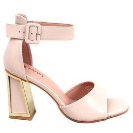 Seastar Ellen Beige strap heel sandals