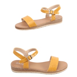 BM Mervat Yellow women's sandals