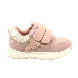 Evento Girls' Velcro Sports Shoes 23DZ23-5917 pink white