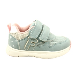Evento Girls' sports shoes for Velcro 23Dz23-5917 blue