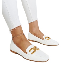 Rousseau white buckle loafers Rousseau white buckle loafers