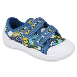 Befado children's shoes 907P121 blue multicolored