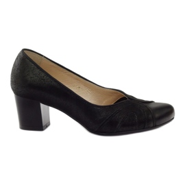 Espinto women's pumps on the pillar black
