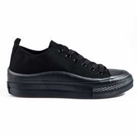 Women's platform sneakers Shelovet black